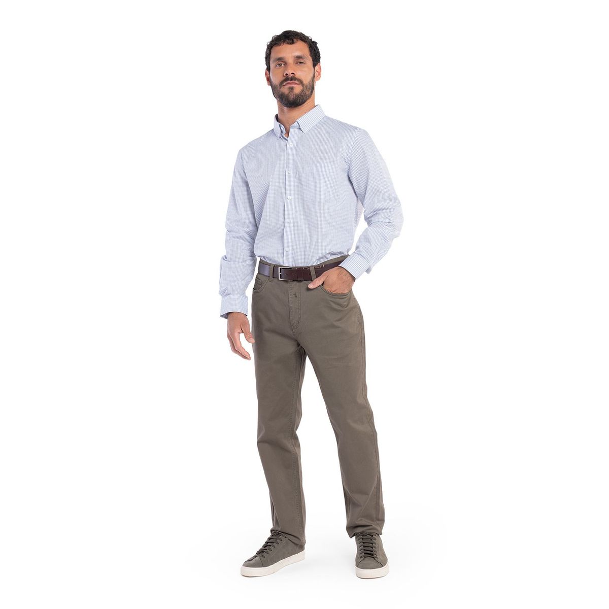 POTROS - CAMISA MANGA LARGA TREVIRA CUADROS HOMBRE TOLEDO
