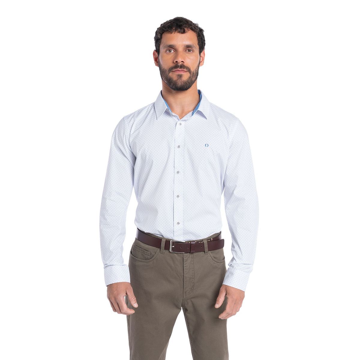 POTROS - CAMISA MANGA LARGA TREVIRA ESTAMPADA HOMBRE SEVILLA