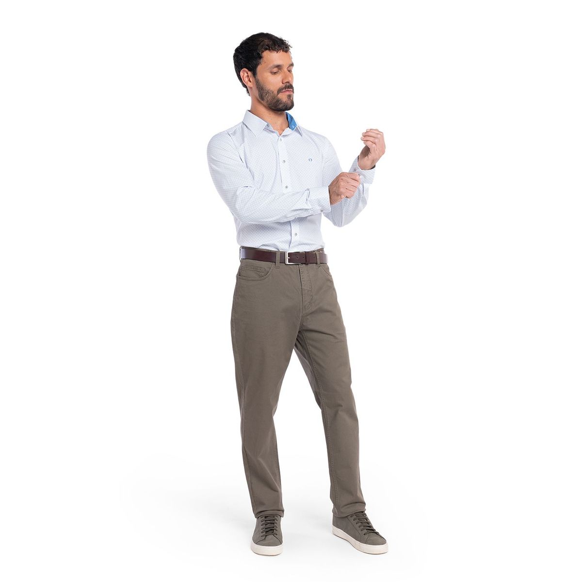 POTROS - CAMISA MANGA LARGA TREVIRA ESTAMPADA HOMBRE SEVILLA
