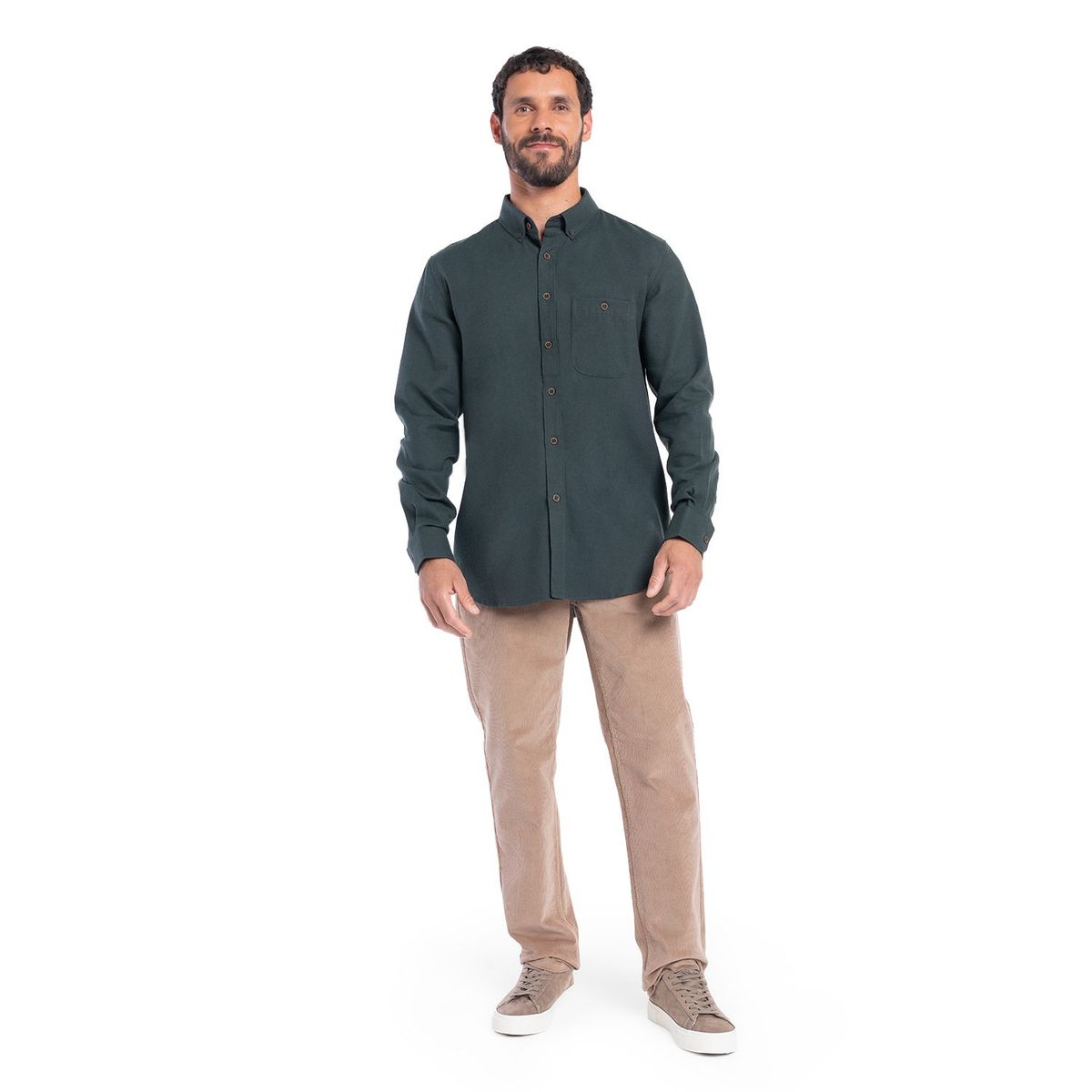 POTROS - CAMISA MANGA LARGA VILLELA LISA HOMBRE SAN SEBASTIAN