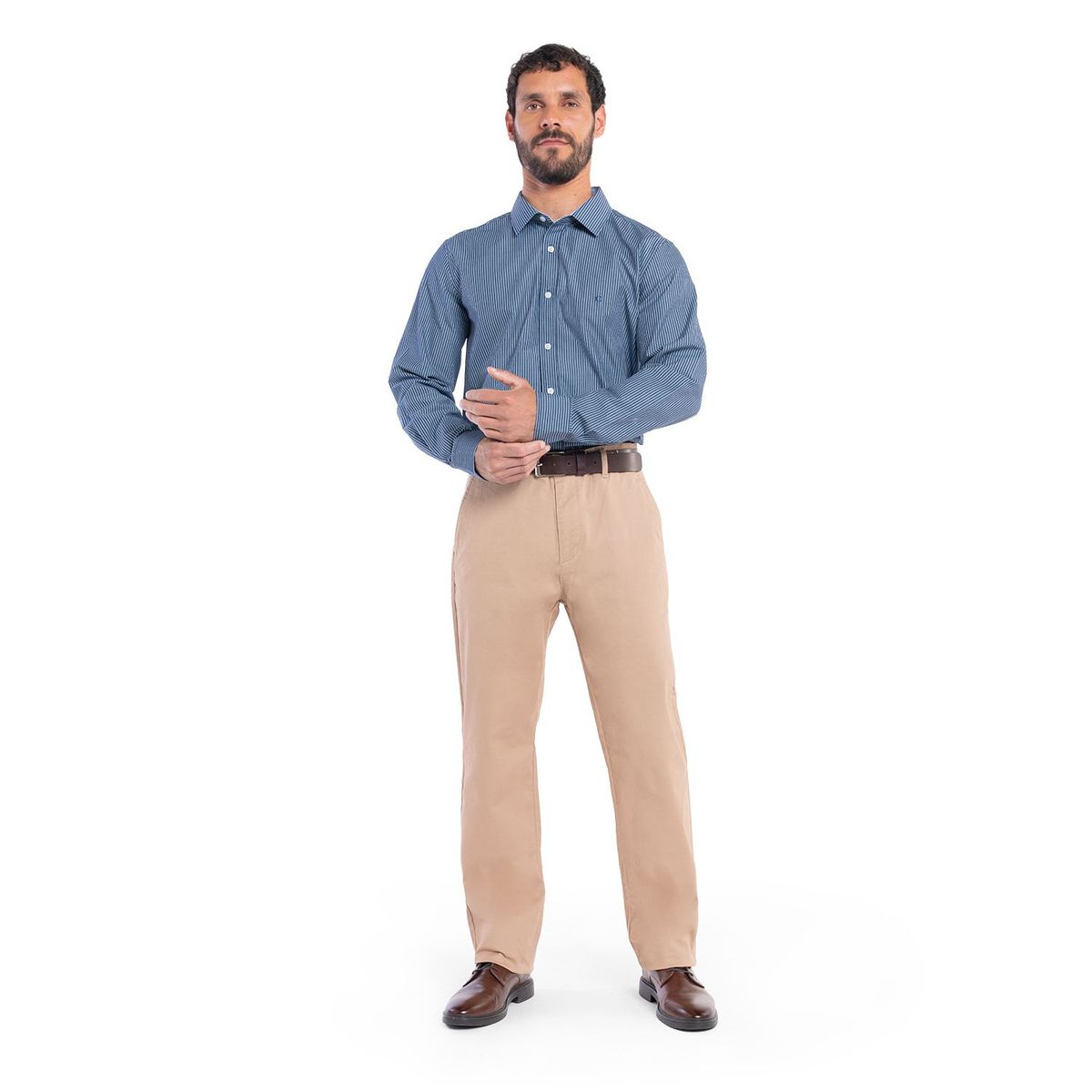 POTROS - CAMISA MANGA LARGA TREVIRA RAYAS HOMBRE BILBAO
