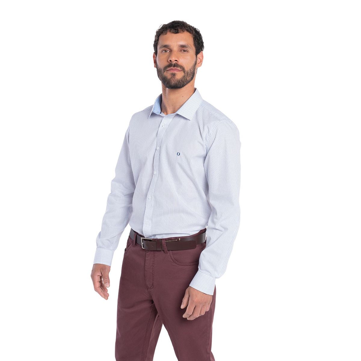 POTROS - CAMISA MANGA LARGA TREVIRA RAYAS HOMBRE BILBAO