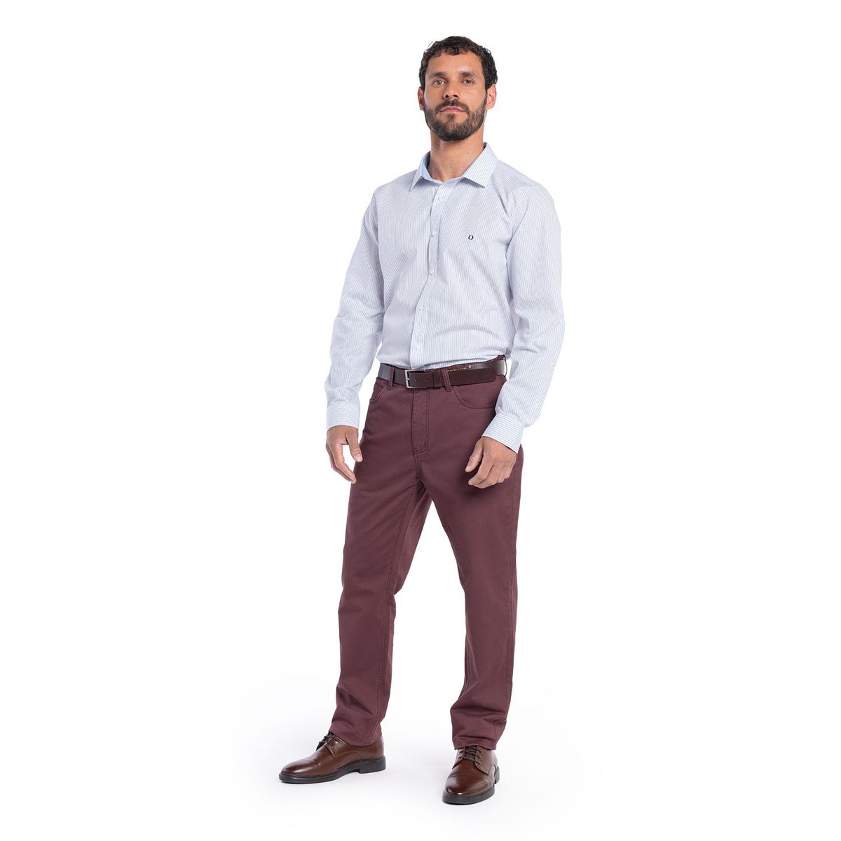 POTROS - CAMISA MANGA LARGA TREVIRA RAYAS HOMBRE BILBAO