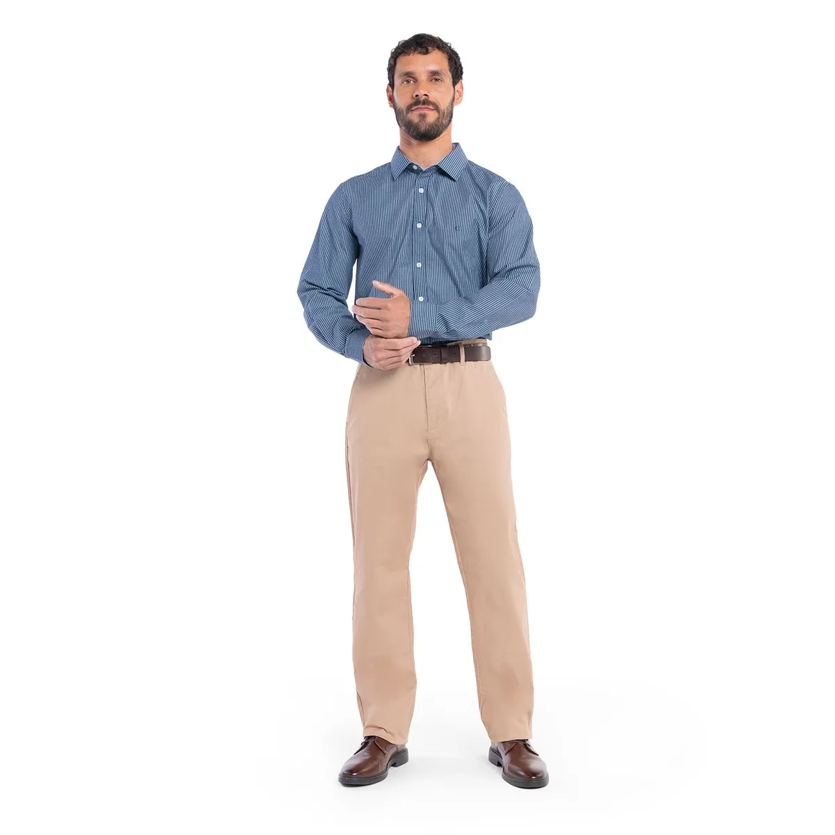 POTROS - CAMISA MANGA LARGA TREVIRA RAYAS HOMBRE BILBAO