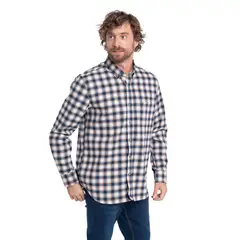 POTROS - CAMISA MANGA LARGA VILLELA CUADROS HOMBRE ALCALA