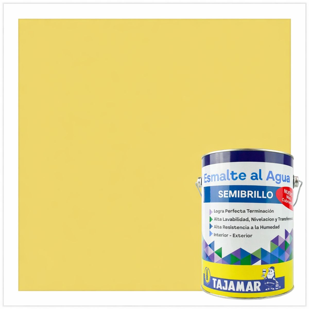 TAJAMAR - Esmalte Al Agua Semibrillo Calameño Tajamar Galón