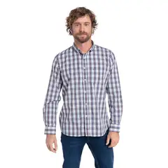 POTROS - CAMISA MANGA LARGA TREVIRA CUADROS HOMBRE ALMERIA