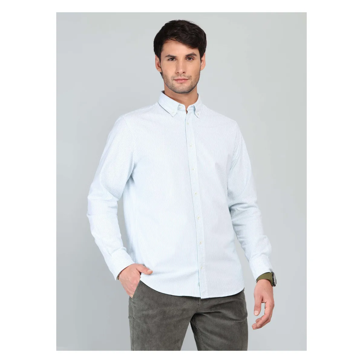 ARROW - Camisa Oxford Spandex Regular fit Verde Arrow ARROW