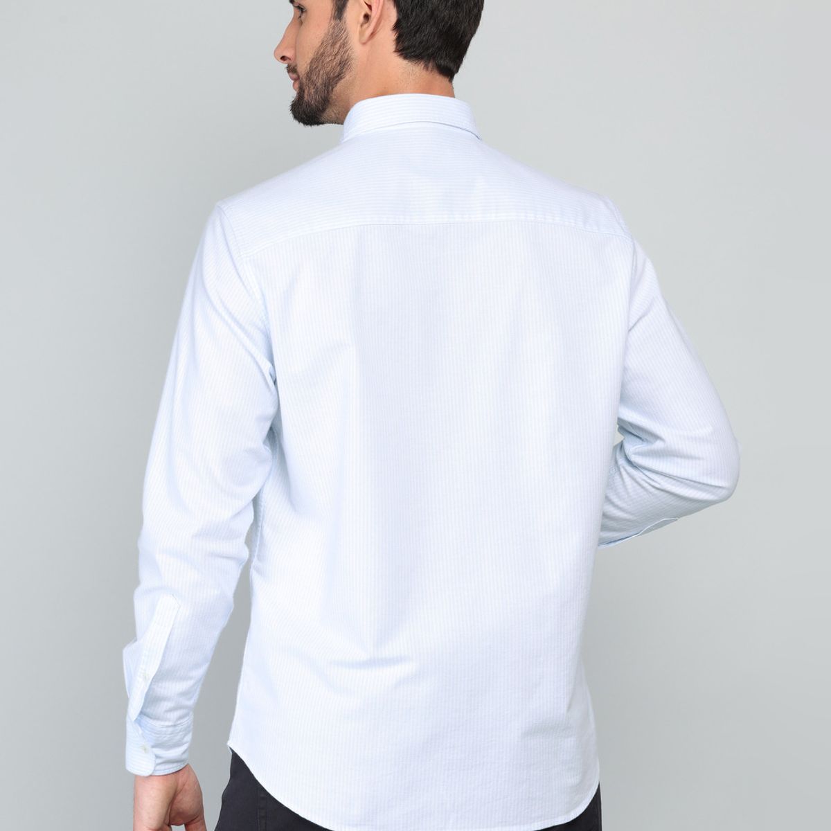 ARROW - Camisa Oxford Spandex Regular fit Celeste Arrow ARROW
