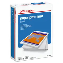 GENERICO - Resma Carta 75 Gm2 500 Hojas Color Blanco OfficeDepot
