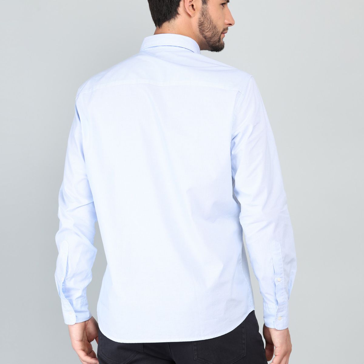 ARROW - Camisa A Rayas Regular Fit Celeste Arrow ARROW