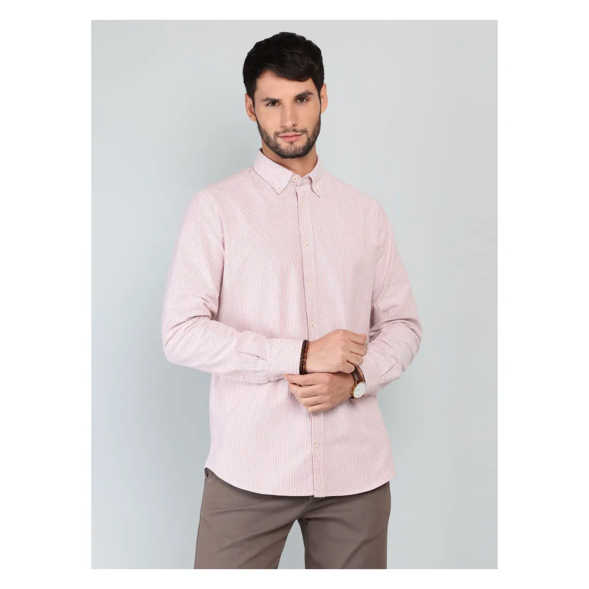 ARROW - Camisa Oxford Spandex Regular fit Rosado Arrow ARROW