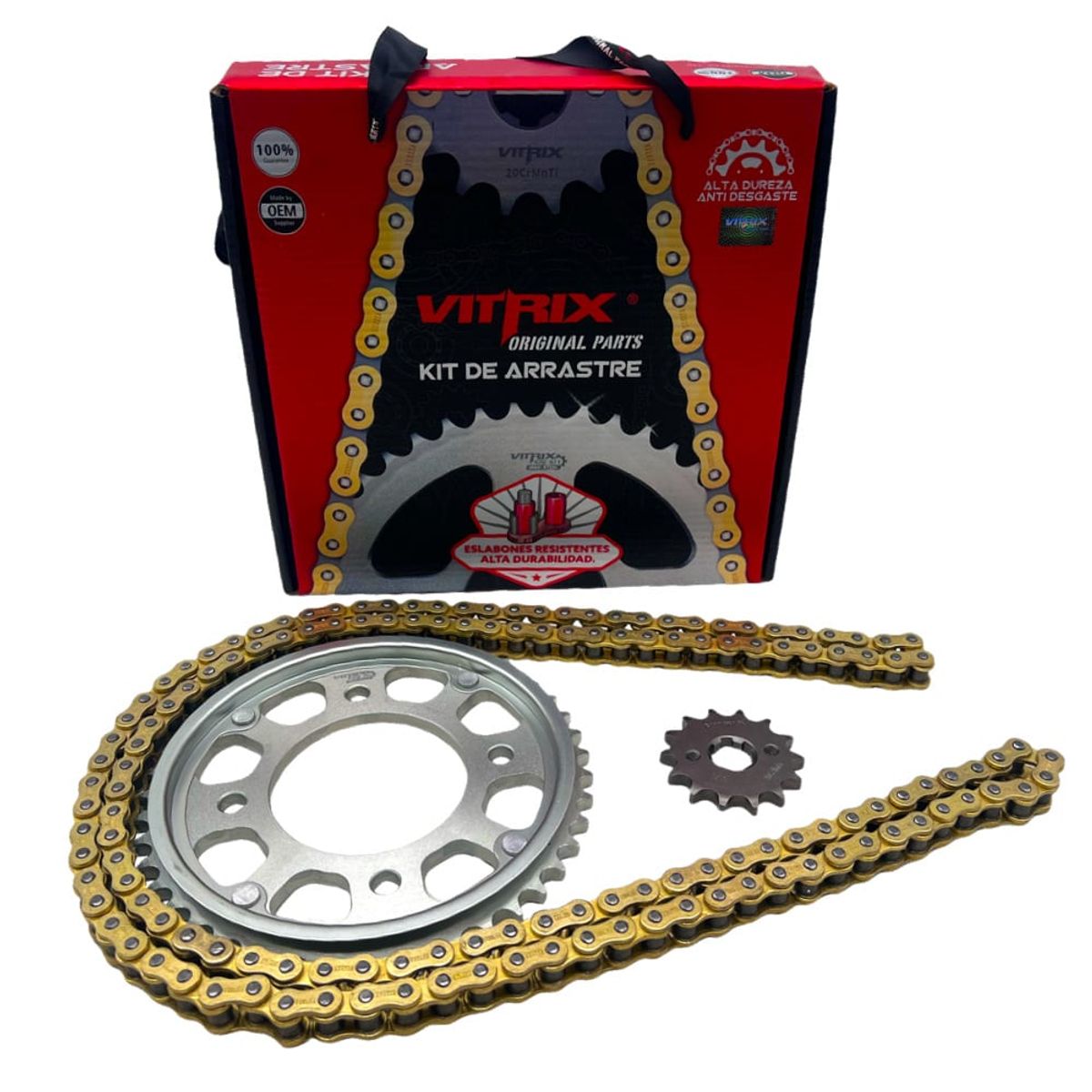 GENERICO - KIT TRANSMISION CB-190R 1445 428H-140L VITRIX