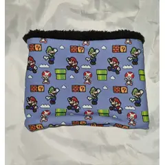 EL MUNDO DE EMMA - Cuello mascota invierno animado azul talla M