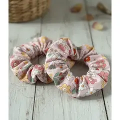 HAOKIDS - Scrunchies pack 2 coletas Maravilla 100% algodón para cabello niña o mujer confección nacional