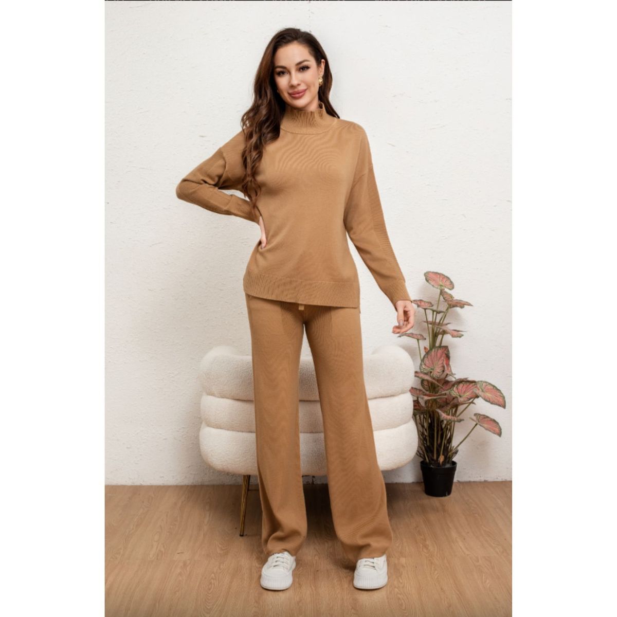 LIKE SHOP - Conjunto 2 Piezas Mujer Tejido Soft Jersey + Pantalón 5066