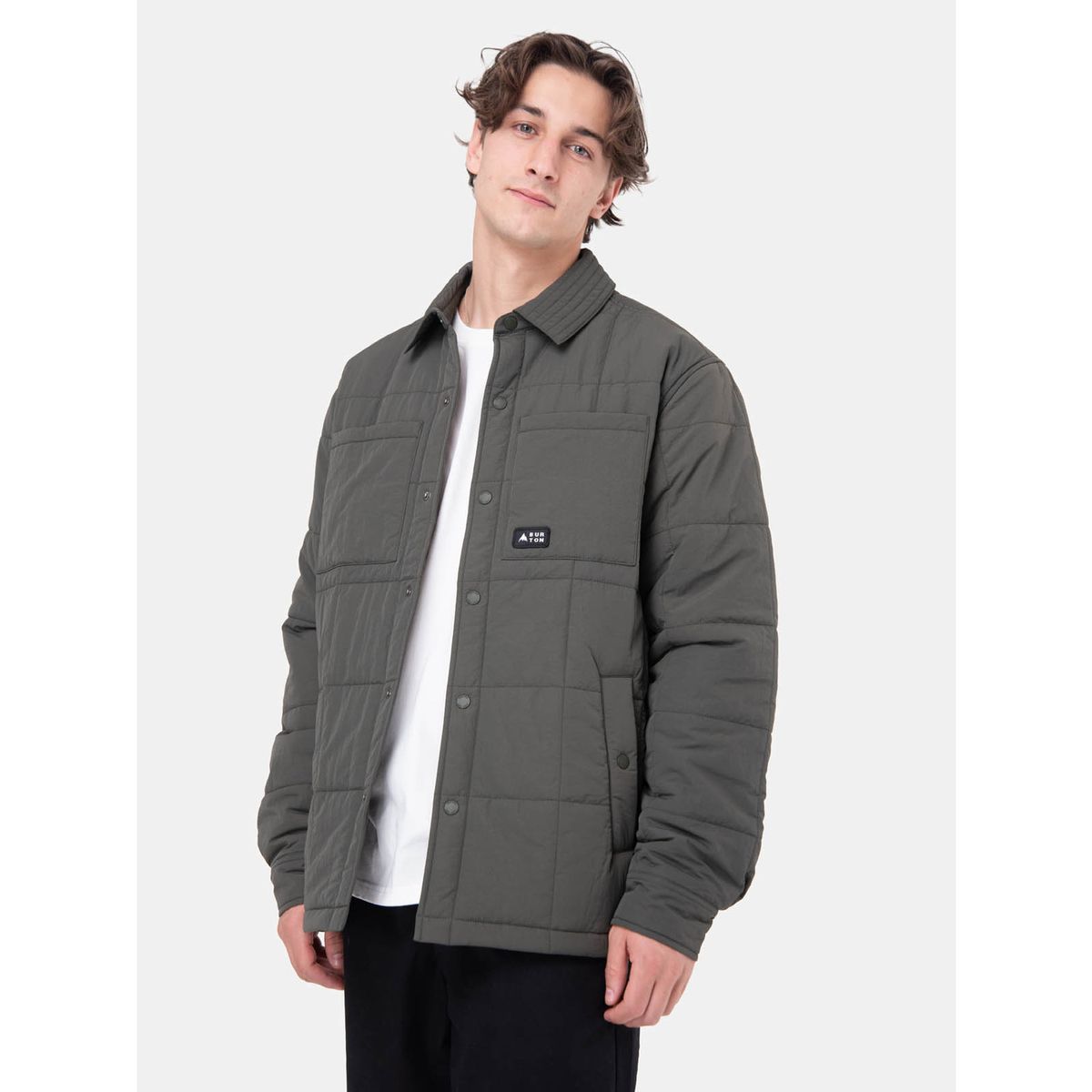 BURTON - Chaqueta Hombre Quilted Verde BURTON
