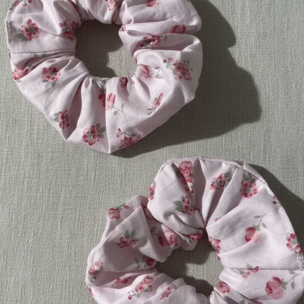 HAOKIDS - Scrunchies pack 2 coletas Domiga 100% algodón para cabello niña o mujer confección nacional