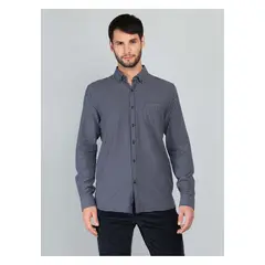 ARROW - Camisa A Cuadros Regular Fit Azul Marino