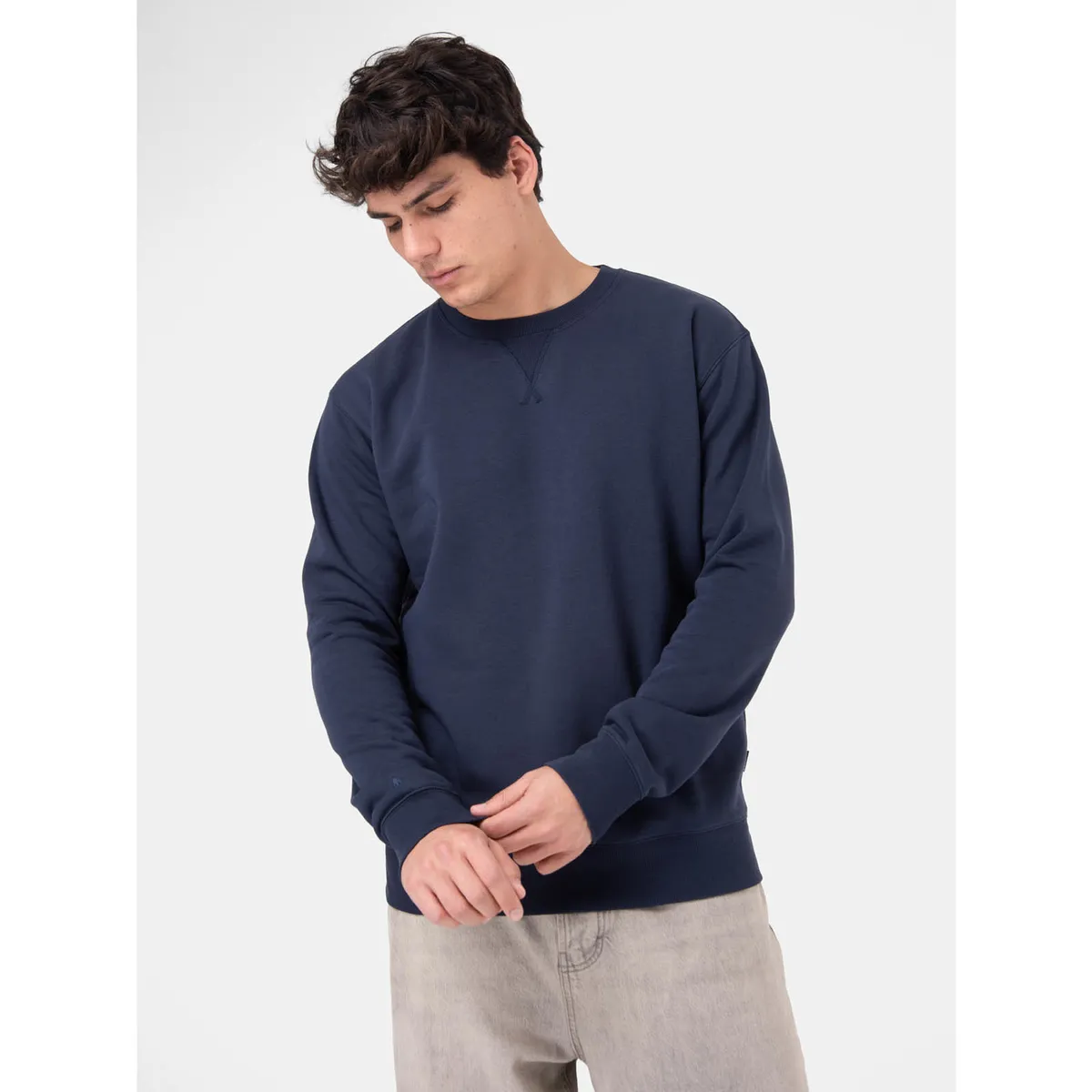 BURTON - Poleron Hombre Basic Crew Azul BURTON