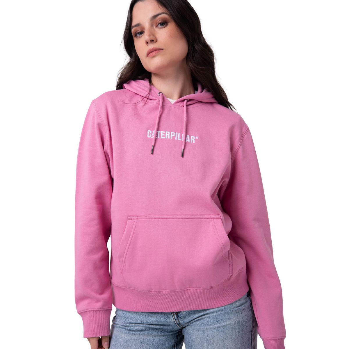 CAT - Polerón Mujer W Fleece Caterpillar Rosa CAT