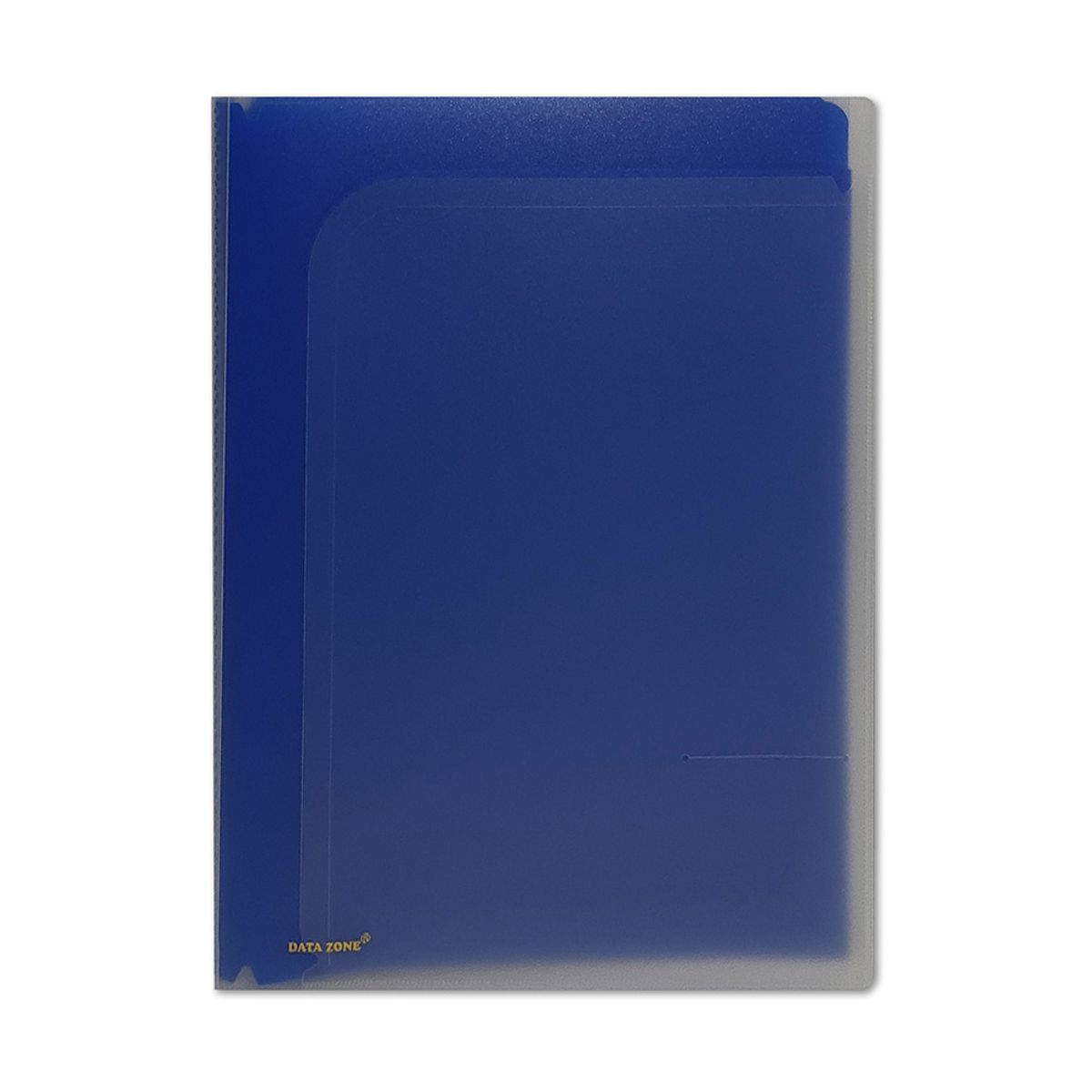 DATA ZONE - Carpeta A4 Polipropileno 6 Bolsillos Interiores  Datazone Azul