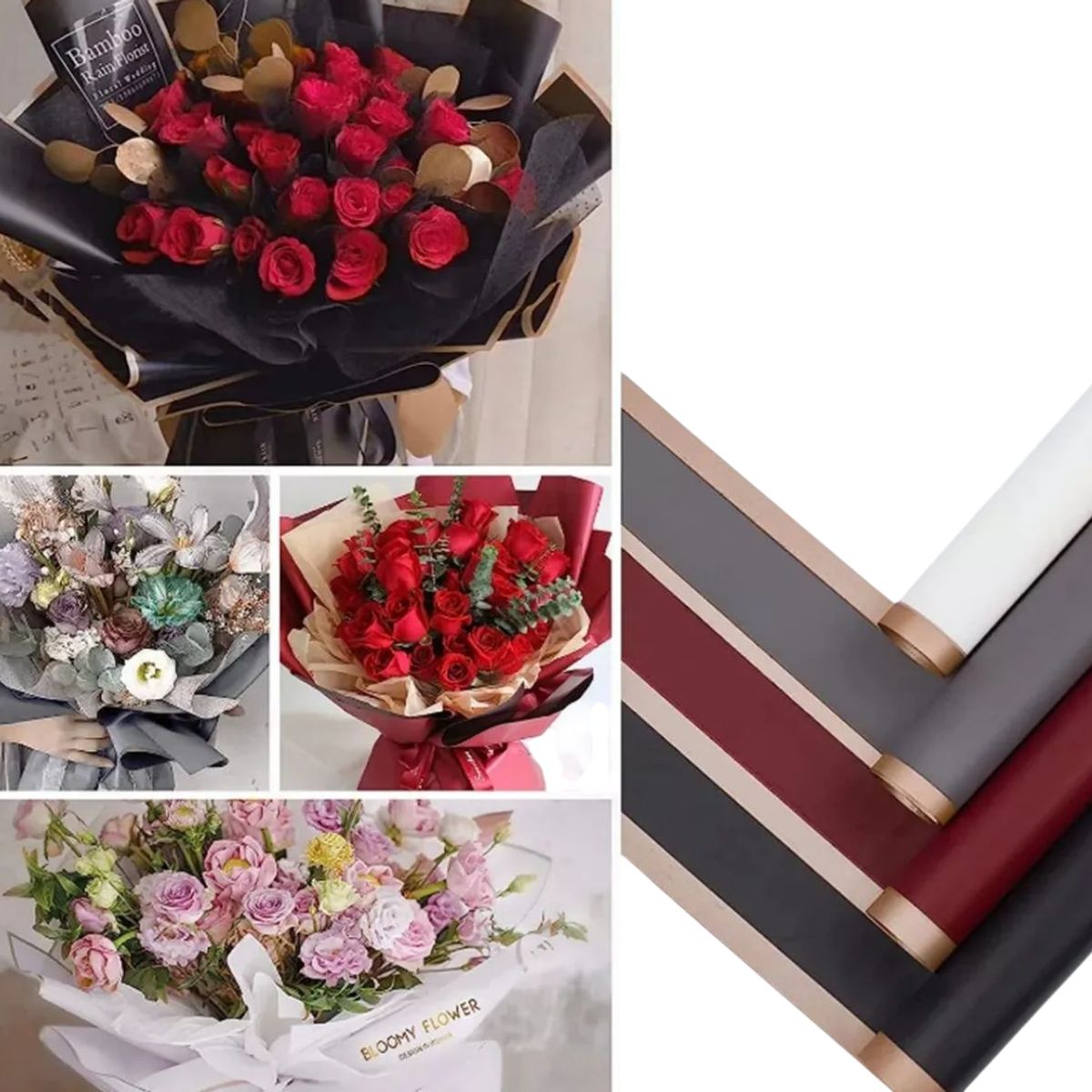 GENERICO - Papel Coreano Para Arreglos De Flores 20 Pcs