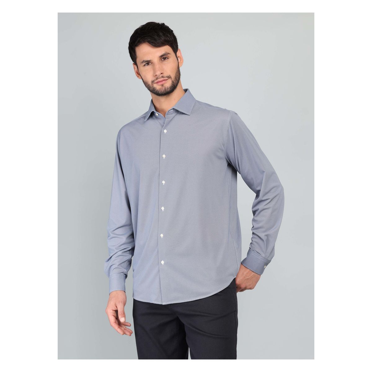 ARROW - Camisa Ultra Spandex Regular Fit Azul Marino Arrow ARROW