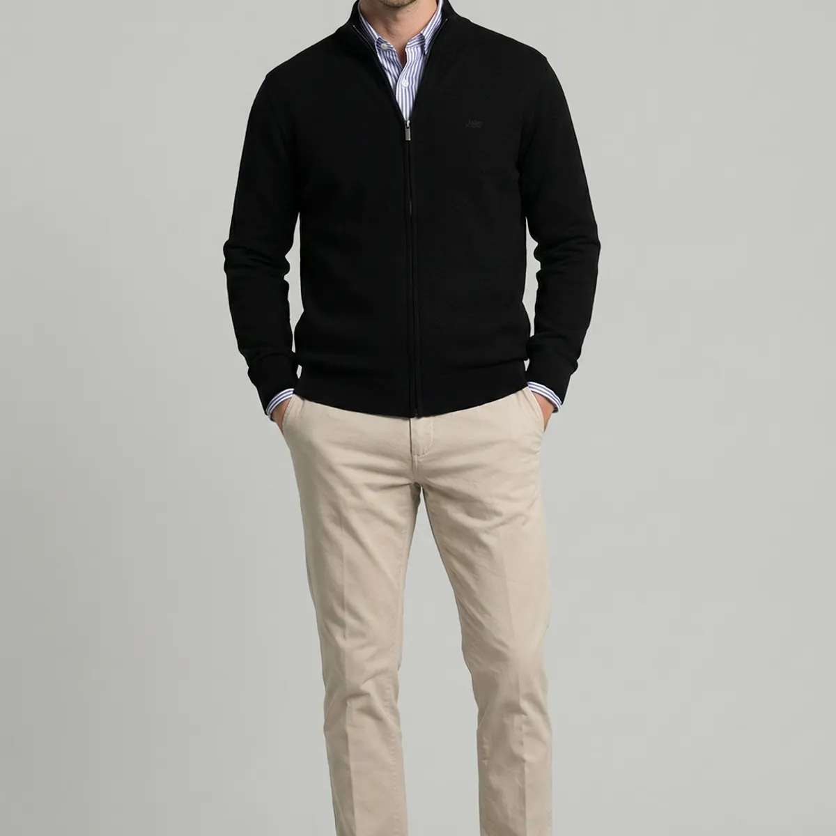 NEW MAN - Sweater Granada Black New Man