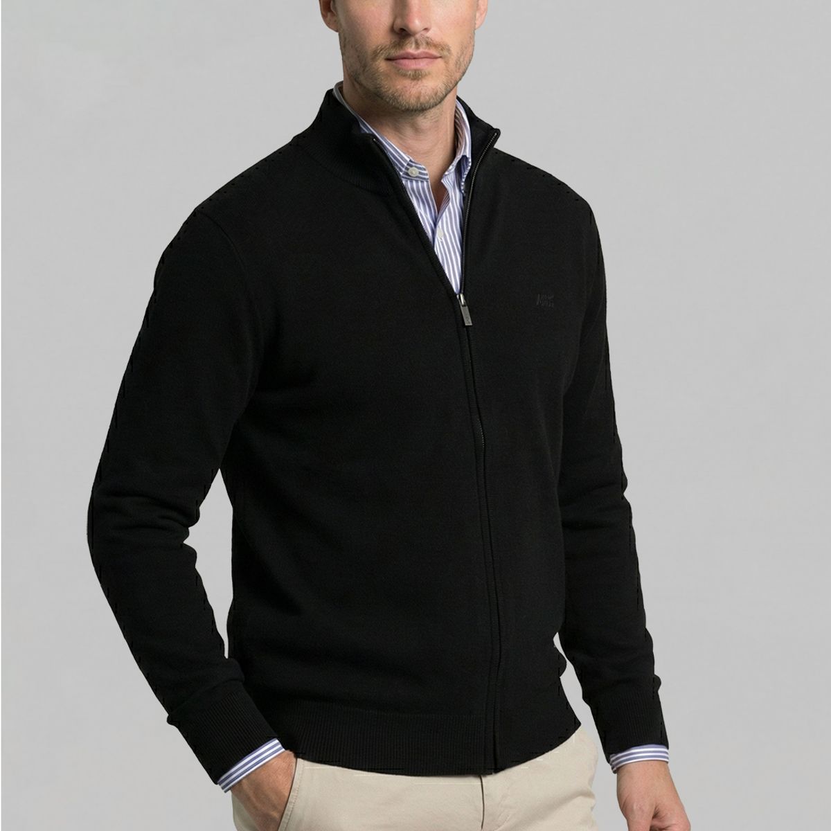 NEW MAN - Sweater Granada Black New Man
