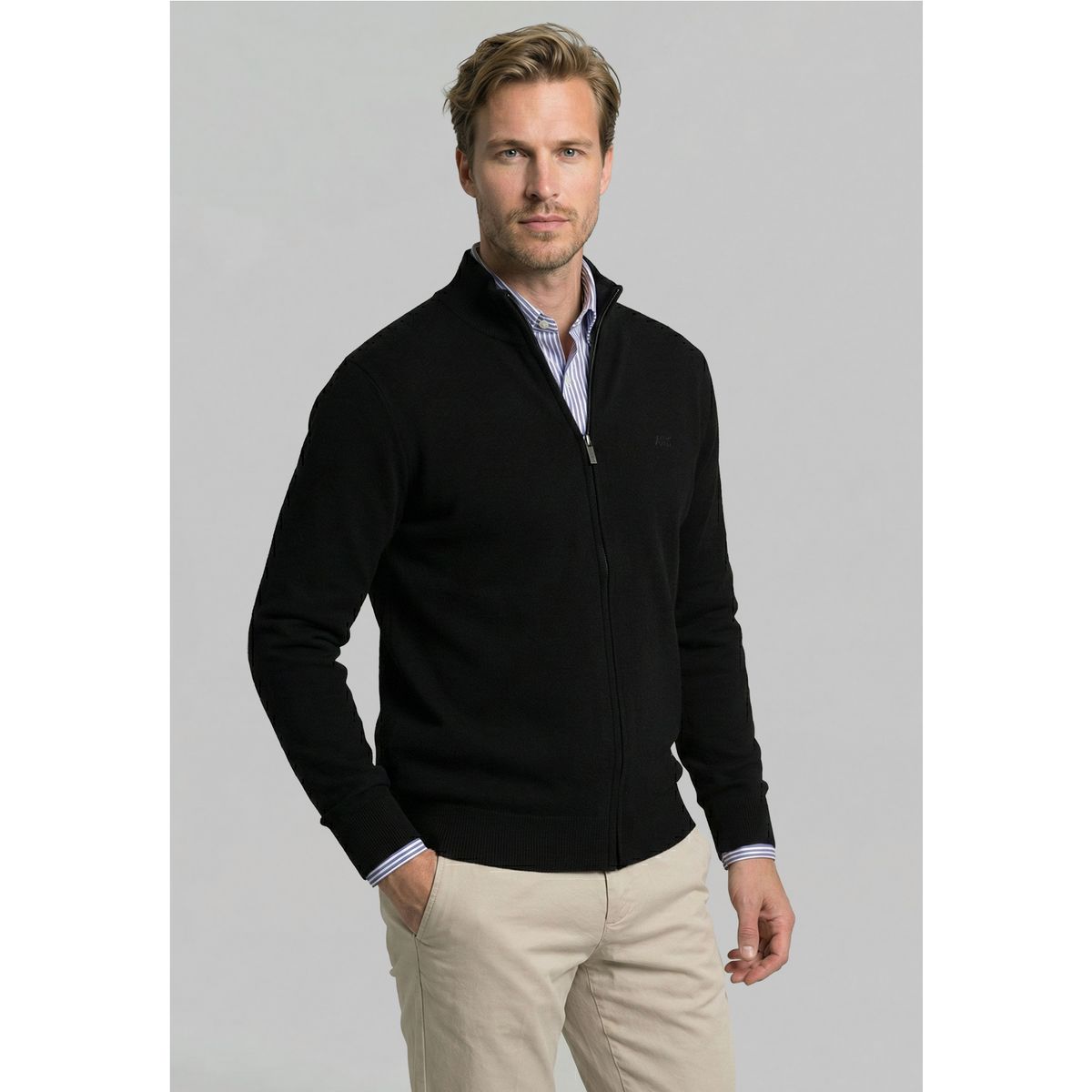 NEW MAN - Sweater Granada Black New Man