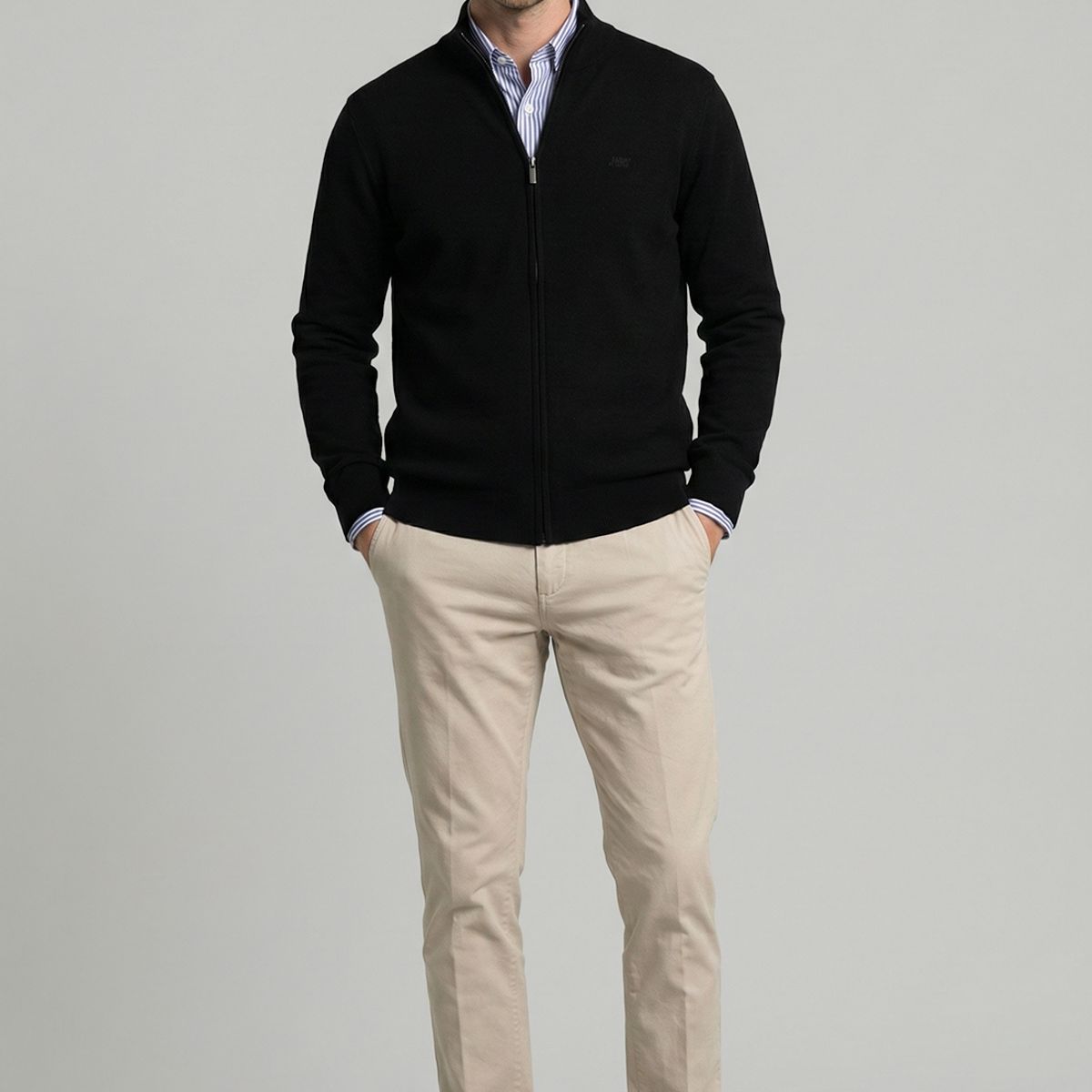 NEW MAN - Sweater Granada Black New Man