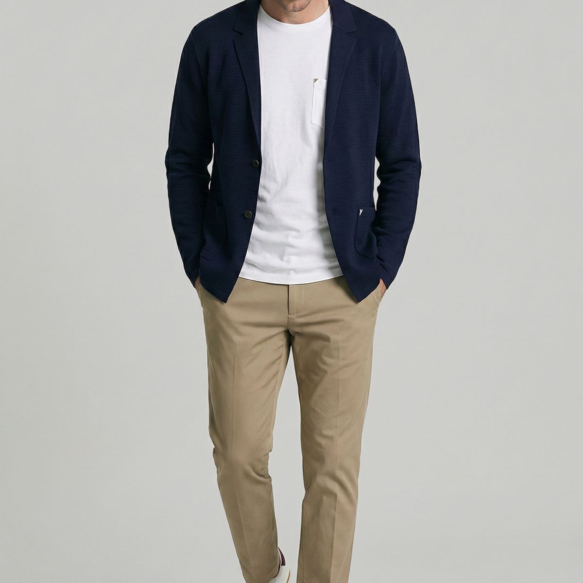 NEW MAN - Cardigan Dover Navy New Man