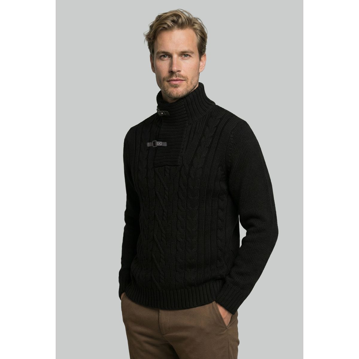 NEW MAN - Sweater Asti Black New Man