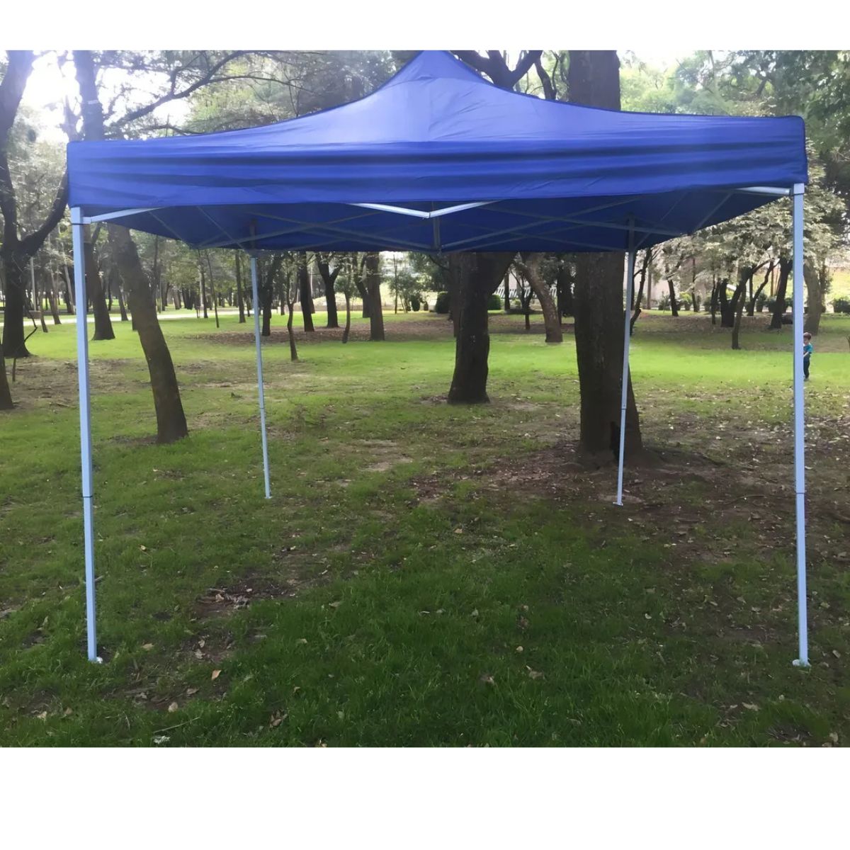 GENERICO - Toldo Plegable 3x3 metros Lona Impermeable Acero Resistente Jardin Sombra