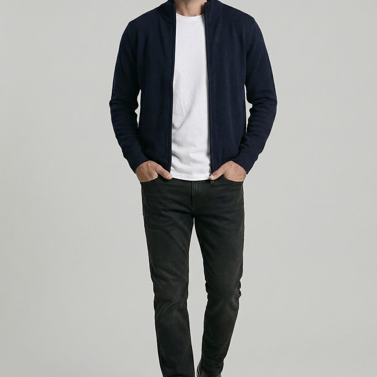 NEW MAN - Sweater Almería Navy New Man