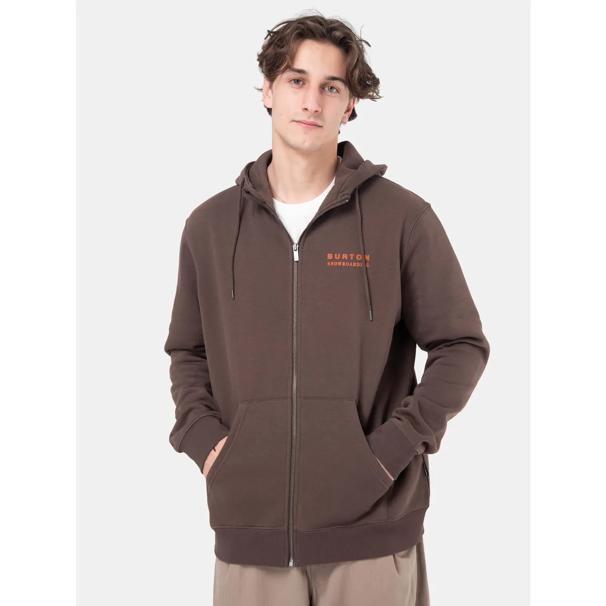 BURTON - Poleron Hombre Landmark Full Zip Café BURTON