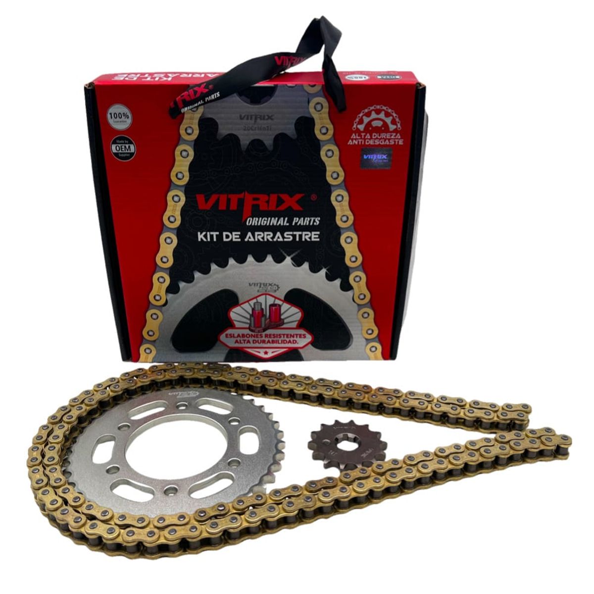 GENERICO - KIT TRANSMISION FZ-16FZN-150 1440 428H-140L VITRIX