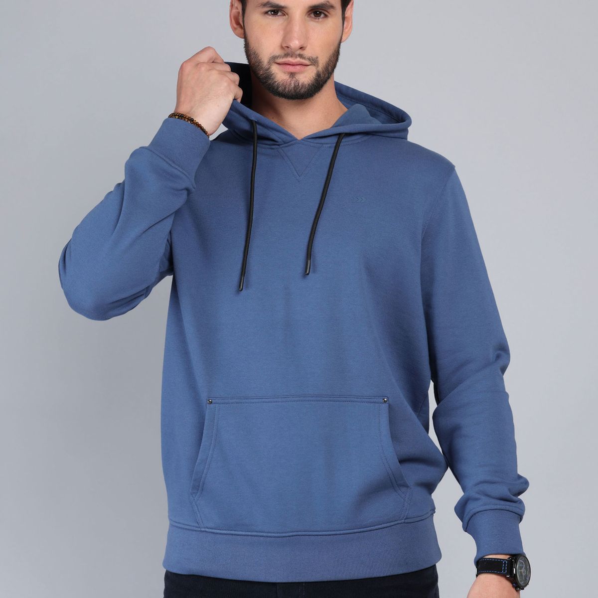 ARROW - Polerón Con Capucha Regular Fit Azul Arrow ARROW