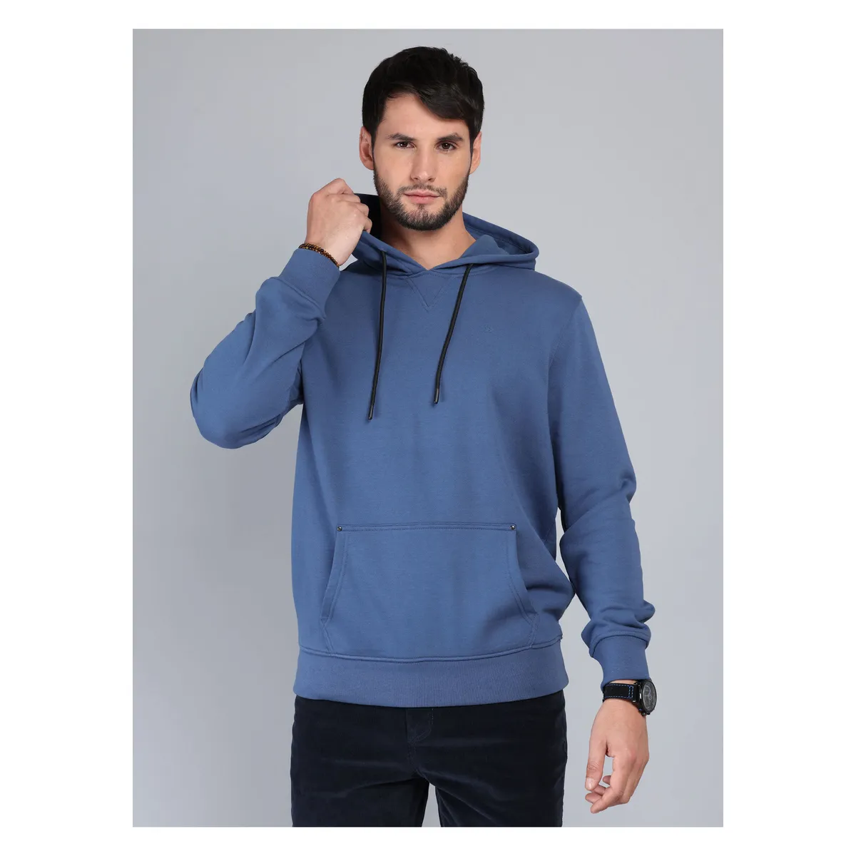 ARROW - Polerón Con Capucha Regular Fit Azul Arrow ARROW