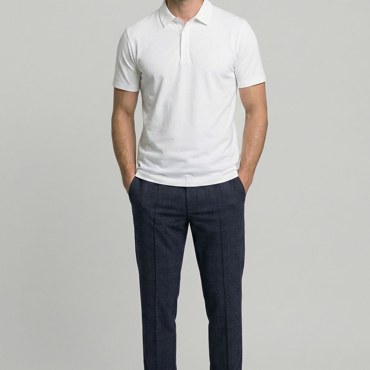 NEW MAN - Pantalón Poitiers Navy New Man