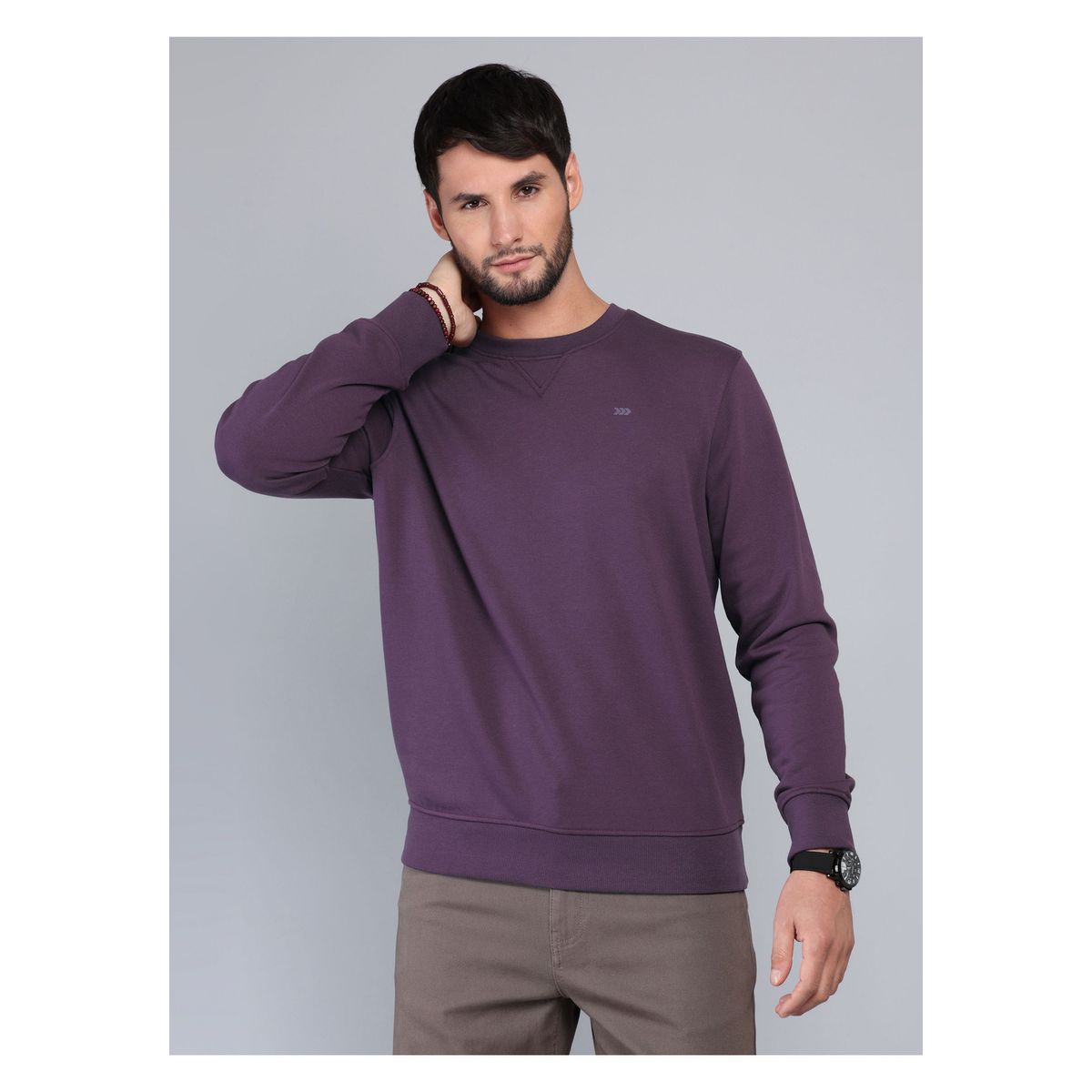 ARROW - Polerón Cuello Redondo Regular Fit Burdeo Arrow ARROW