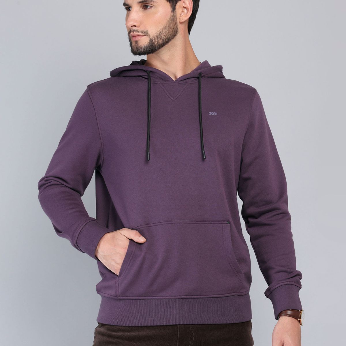 ARROW - Polerón Con Capucha Regular Fit Burdeo Arrow ARROW
