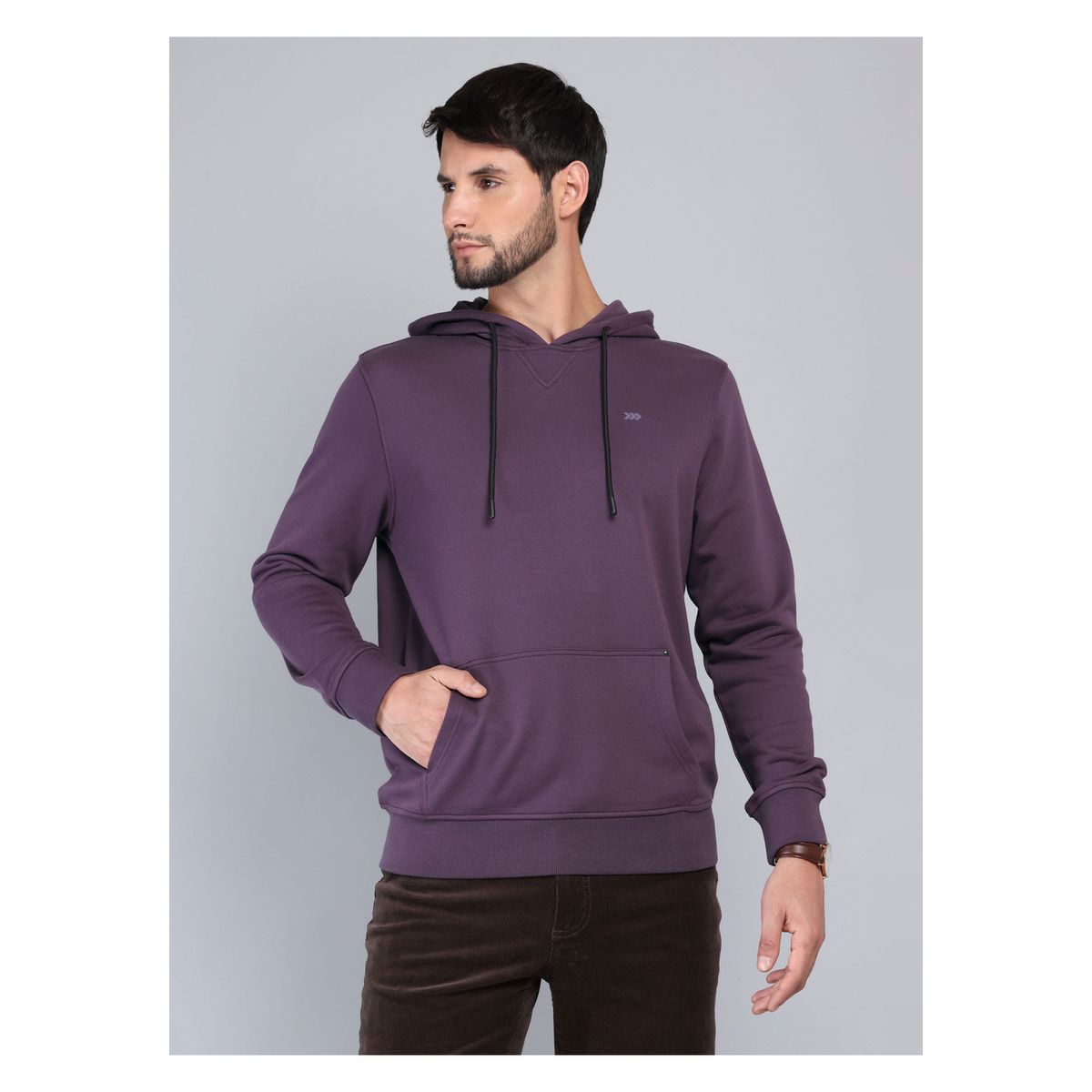 ARROW - Polerón Con Capucha Regular Fit Burdeo Arrow ARROW