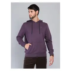 ARROW - Polerón Con Capucha Regular Fit Burdeo