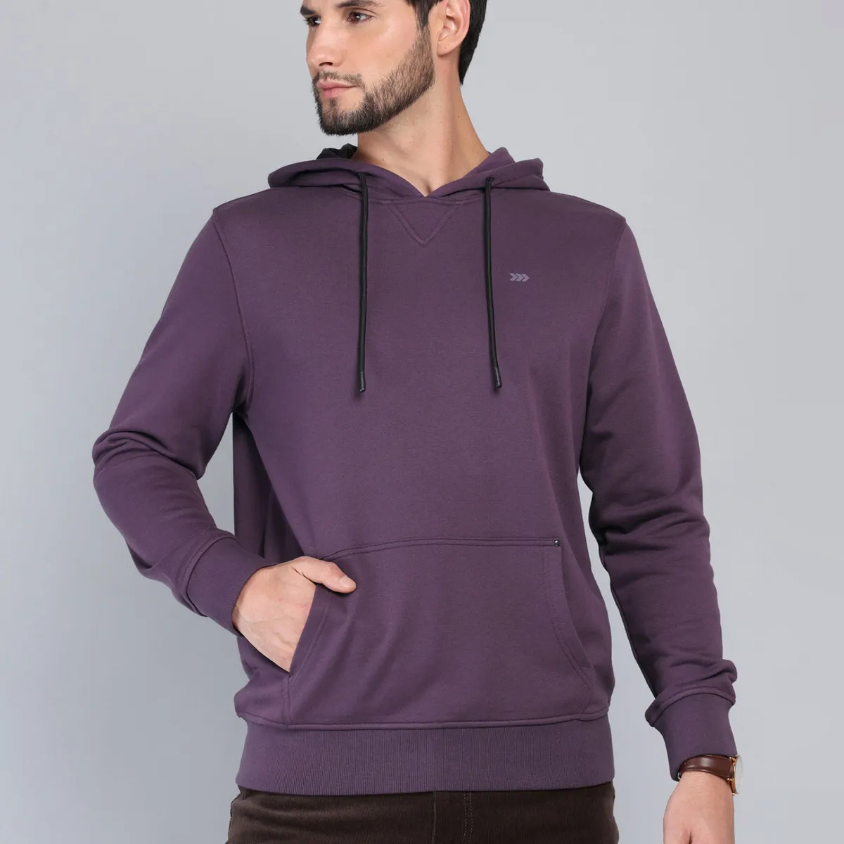 ARROW - Polerón Con Capucha Regular Fit Burdeo Arrow ARROW
