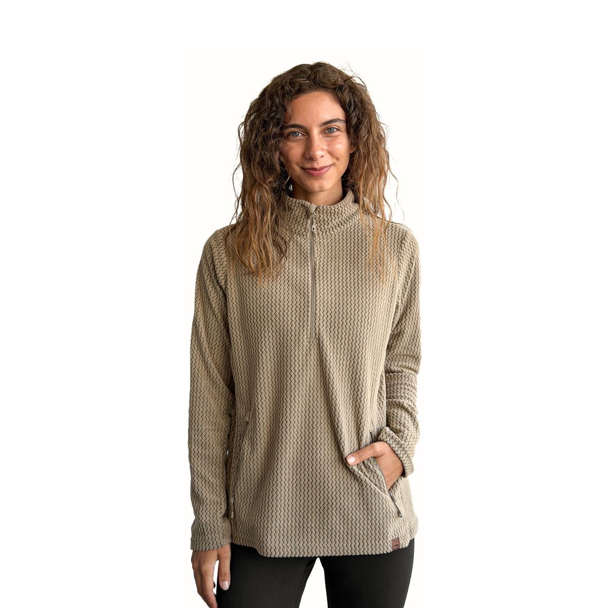 LENGA - Polar Pullover Mujer Polar Light-trail Pangue Lenga