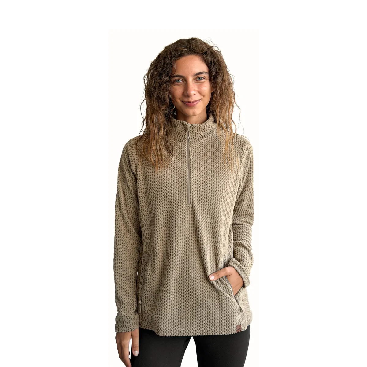 LENGA - Polar Pullover Mujer Polar Light-trail Pangue Lenga