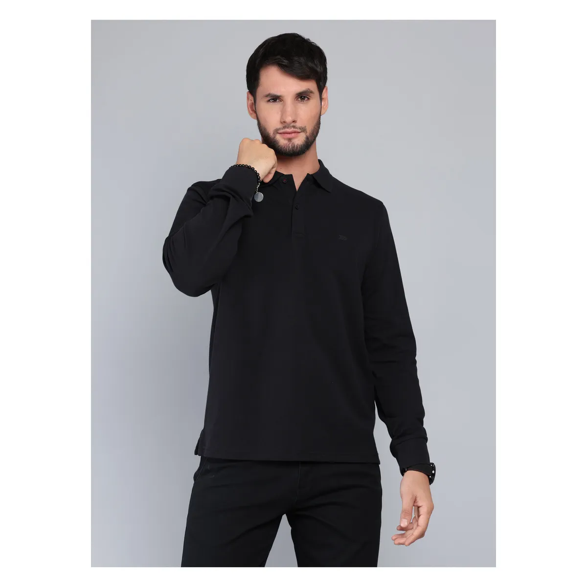 ARROW - Polera Pique Regular Fit Negro Arrow ARROW