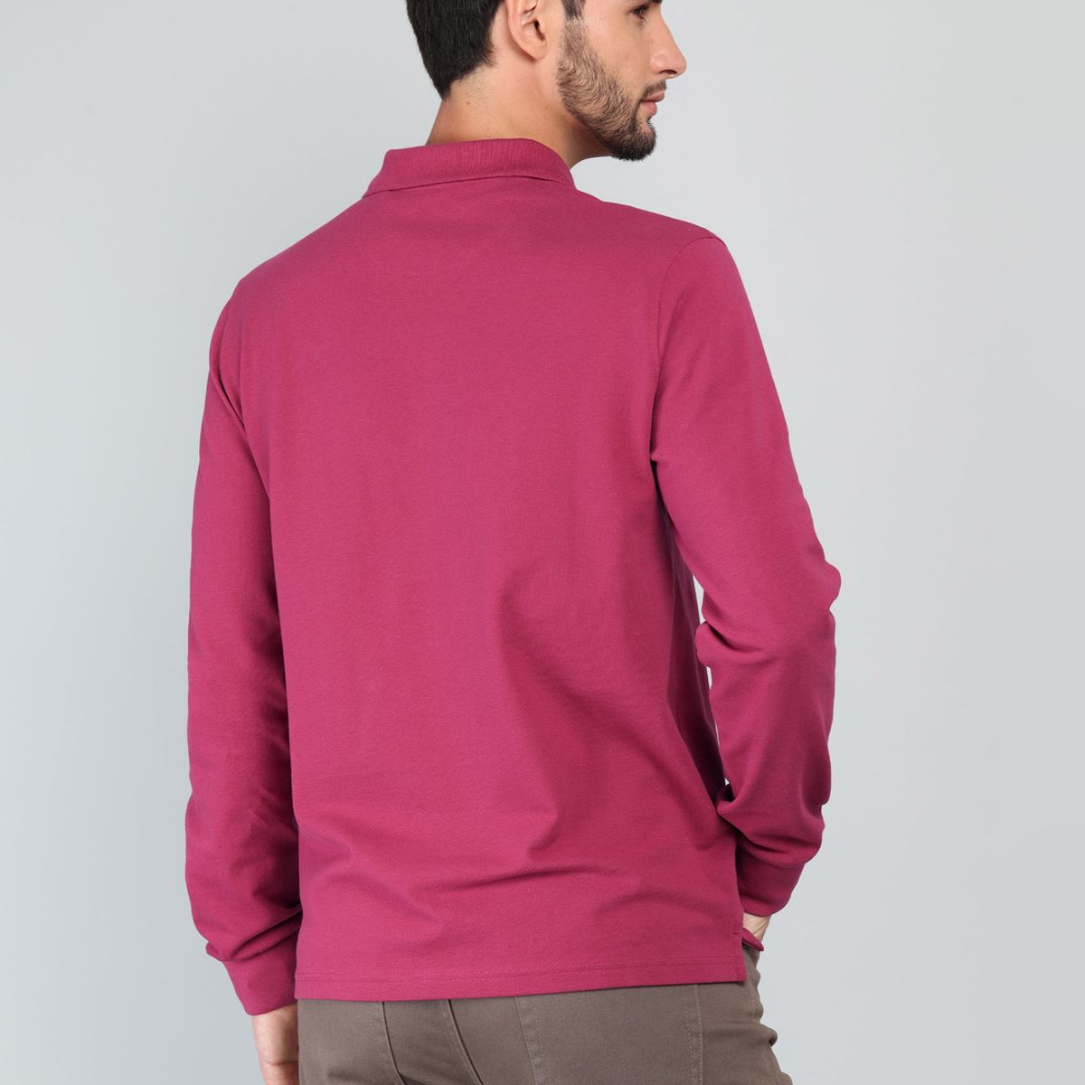 ARROW - Polera Pique Regular Fit Guinda Arrow ARROW